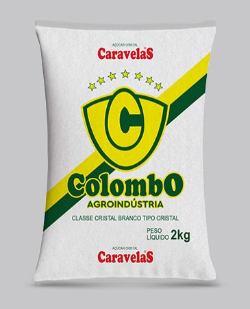 Açúcar Cristal Colombo 2 kg