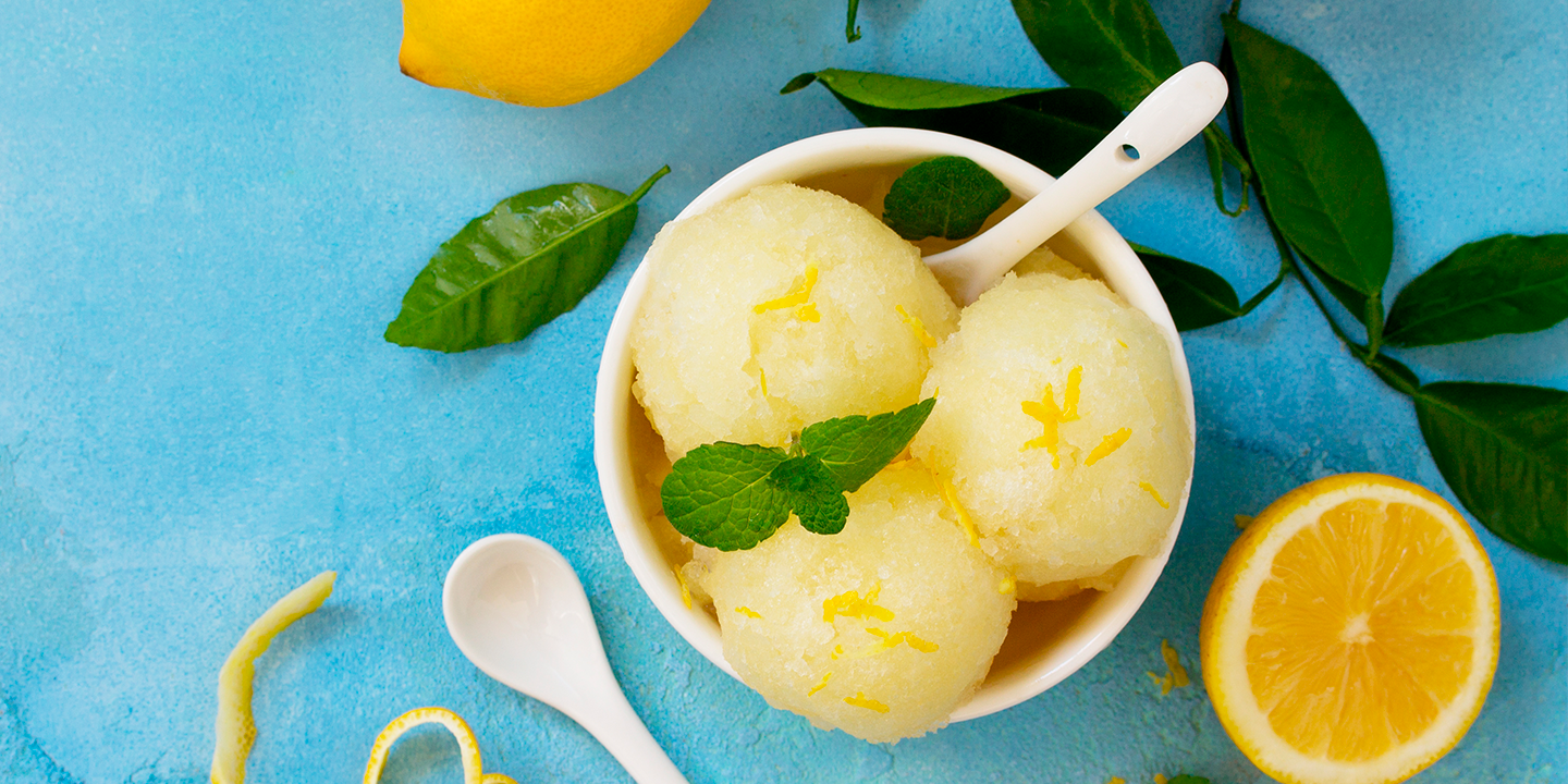 Sorbet de Lima e Manjericão