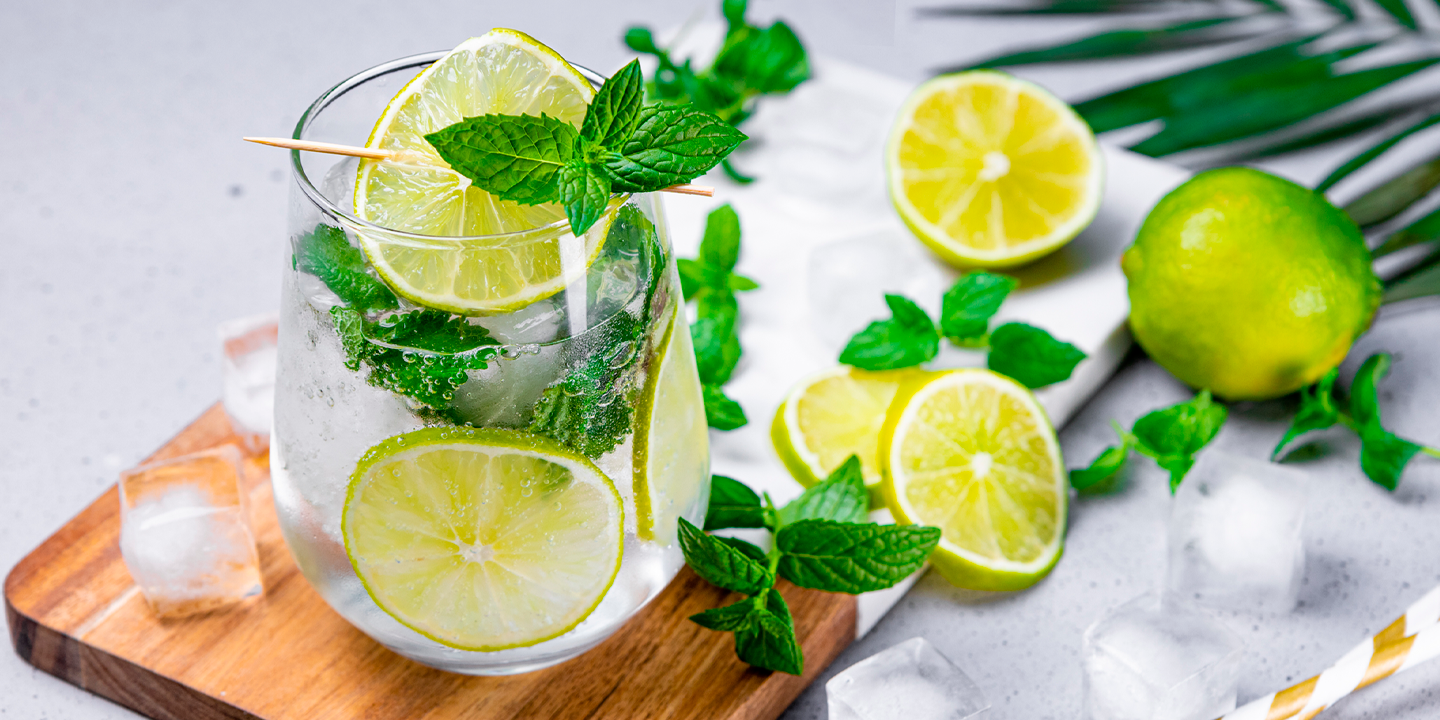 Suco de Limão com Hortelã